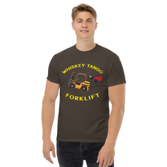 Forklift Superhero Whiskey Tango Forklift GY Classic tee