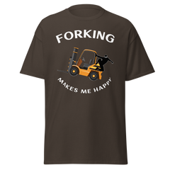 Forklift Ninja Forking Makes Me Happy GW Classic T-Shirt