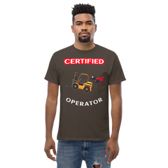 Forklift Superhero Certified Forklift Operator GW Classic tee