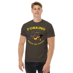 Forklift Ninja, Forking Makes Me Happy GY Classic tee