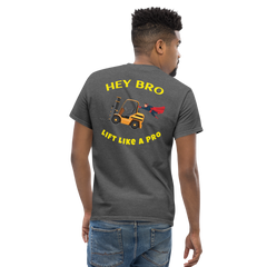 Forklift Superhero Hey Bro Lift Like a Pro GY Classic tee