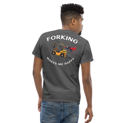 Forklift Superhero Forking Makes Me Happy GW Classic tee