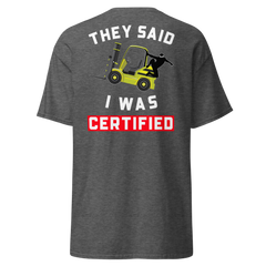 Forklift Ninja Forklift Certified YW Classic tee