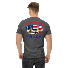 American Trucker in Flames In God WE Truck RWB Classic tee