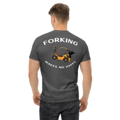 Forklift Ninja Forking Makes Me Happy GW Classic tee