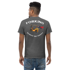 Forklift Superhero Forking Makes Me Happy GW Classic tee