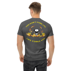 Twin Forklift In, You Don't Fork Life, Life Forks You YY Classic tee