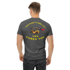 Forklift Superhero, You Don't Fork Life, Life Forks You GY Classic tee