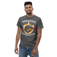 Forklift Superhero in Flames Smooth Operator GW Classic tee