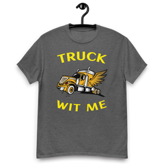 Angel Trucker Truck Wit Me GY Classic tee