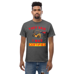 Forklift Superhero Forklift Certified GR Classic tee