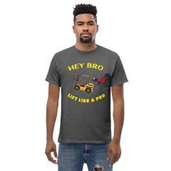 Forklift Superhero Hey Bro Lift Like a Pro GY Classic tee