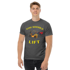 Forklift Superhero You Should Lift GY Classic tee