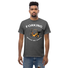 Forklift Ninja Forking Makes Me Happy GW Classic T-Shirt