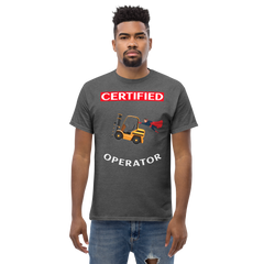 Forklift Superhero Certified Forklift Operator GW Classic tee