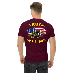 American Trucker Truck Wit Me BlkY Classic tee