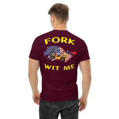 American Forklift Superhero Fork Wit Me GY Classic tee