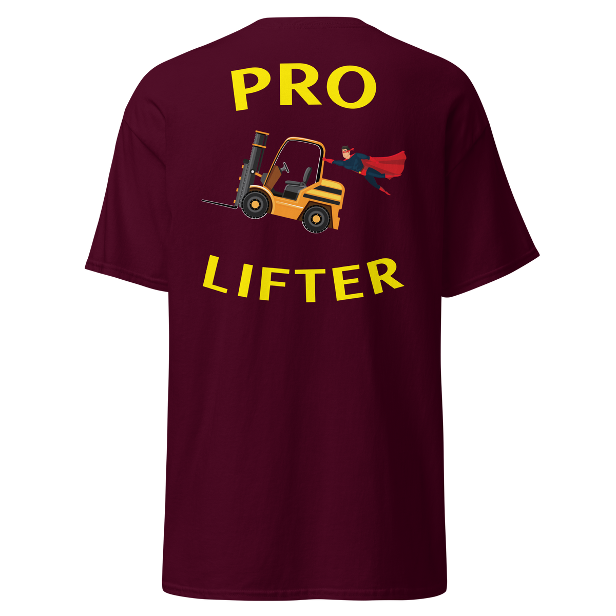 Forklift Superhero Pro Lifter GY Classic tee