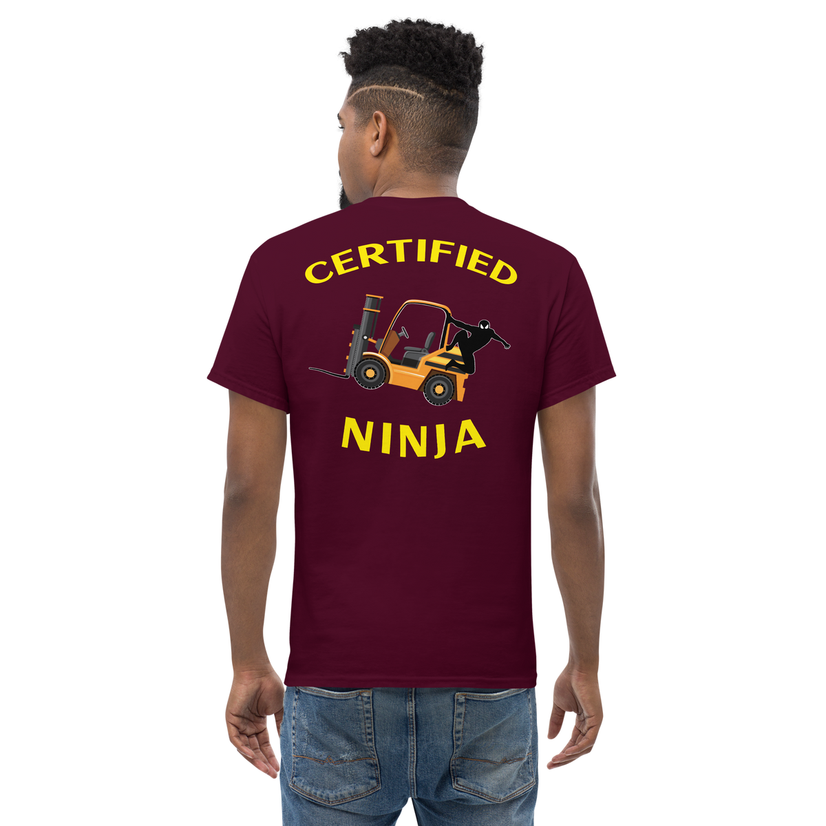 Forklift Ninja Certified Forklift Ninja GY Classic tee