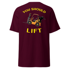 Forklift Ninja You Should Lift Classic tee