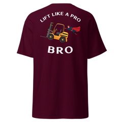 Forklift Superhero Lift Like a Pro Bro GW Classic tee