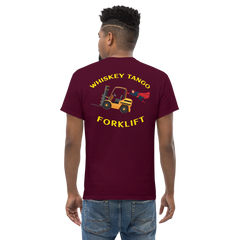 Forklift Superhero Whiskey Tango Forklift GY Classic tee