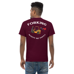 Forklift Superhero Forking Makes Me Happy GW Classic tee