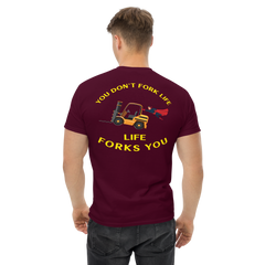 Forklift Superhero, You Don't Fork Life, Life Forks You GY Classic tee