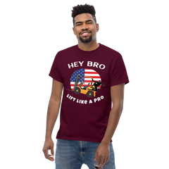 American Forklift Ninja, Hey Bro Lift Like a Pro GW Classic tee