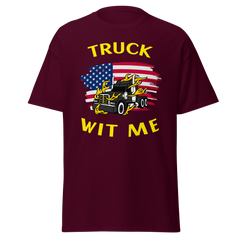 American Trucker Truck Wit Me BlkY Classic tee