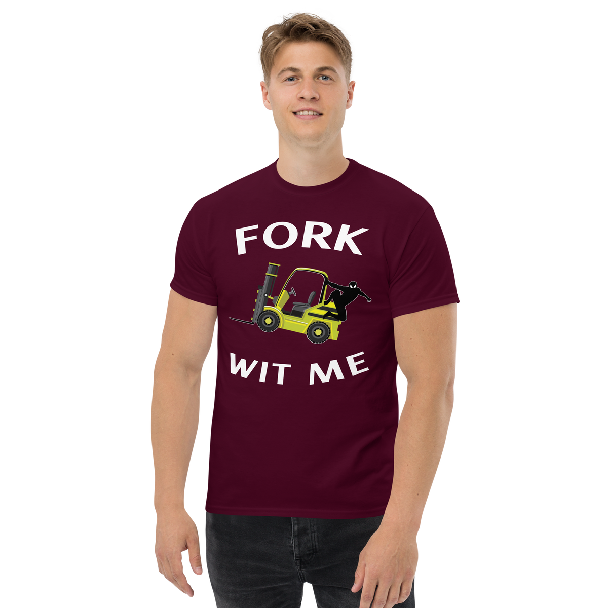 Forklift Ninja Fork Wit Me YW Classic tee