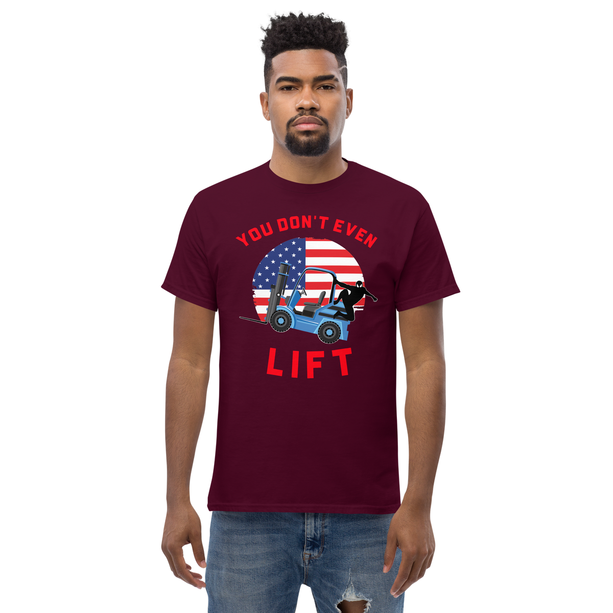 American Forklift Ninja You Don't Even Lift BR Classic tee