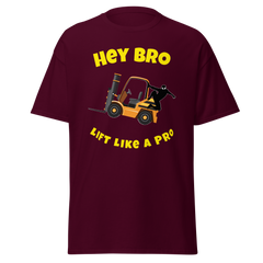 Forklift Ninja Hey Bro Lift Like a Pro GY Classic tee