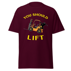 Forklift Ninja You Should Lift GY Classic tee