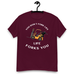 Forklift Ninja You Don't Fork Life, Life Forks You GW Classic tee