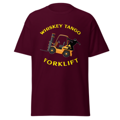 Forklift Ninja Whiskey Tango Forklift GY Classic tee