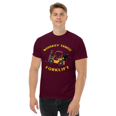 Forklift Ninja Whiskey Tango Forklift GY Classic tee