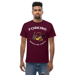 Forklift Ninja Forking Makes Me Happy GW Classic T-Shirt