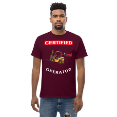 Forklift Superhero Certified Forklift Operator GW Classic tee