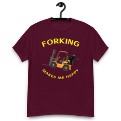 Forklift Ninja, Forking Makes Me Happy GY Classic tee