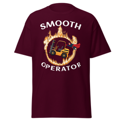 Forklift Superhero in Flames Smooth Operator GW Classic tee