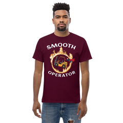 Forklift Superhero in Flames Smooth Operator GW Classic tee