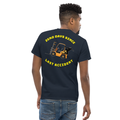 Forklift Ninja Zero Days Since Last Accident GY Classic tee