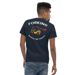 Forklift Superhero Forking Makes Me Happy GW Classic tee