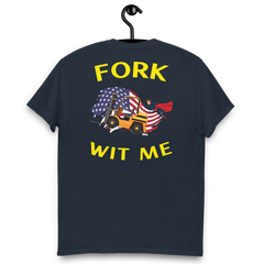 American Forklift Superhero Fork Wit Me GY Classic tee