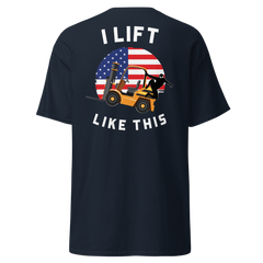 American Forklift Ninja I Lift Like This GW Classic tee