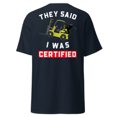 Forklift Ninja Forklift Certified YW Classic tee