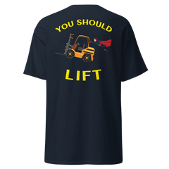 Forklift Superhero You Should Lift GY Classic tee