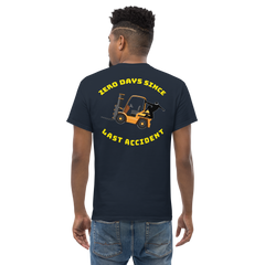 Forklift Ninja Zero Days Since Last Accident GY Classic tee