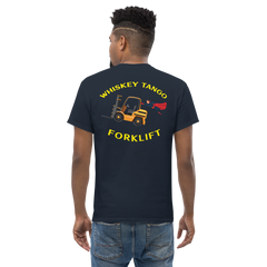 Forklift Superhero Whiskey Tango Forklift GY Classic tee